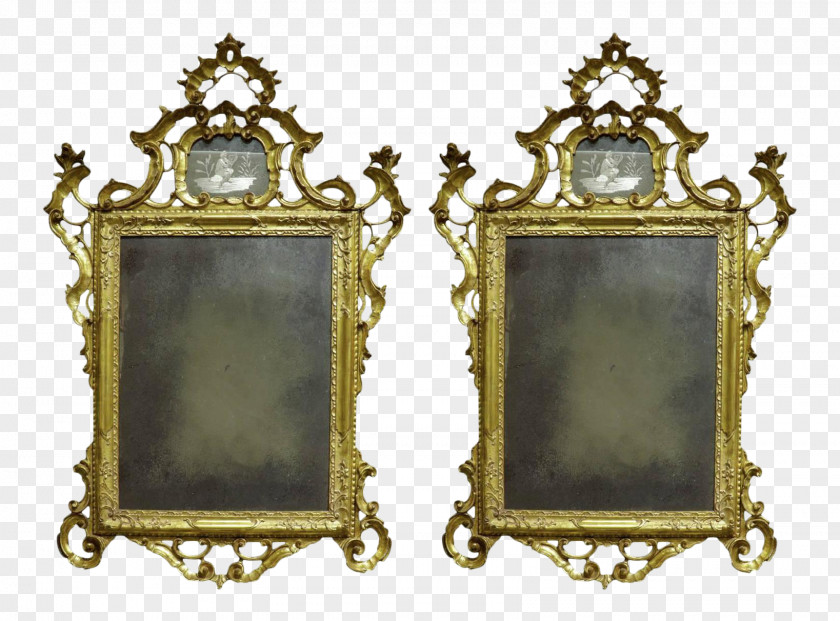 Antique Picture Frames 01504 Rectangle Image PNG