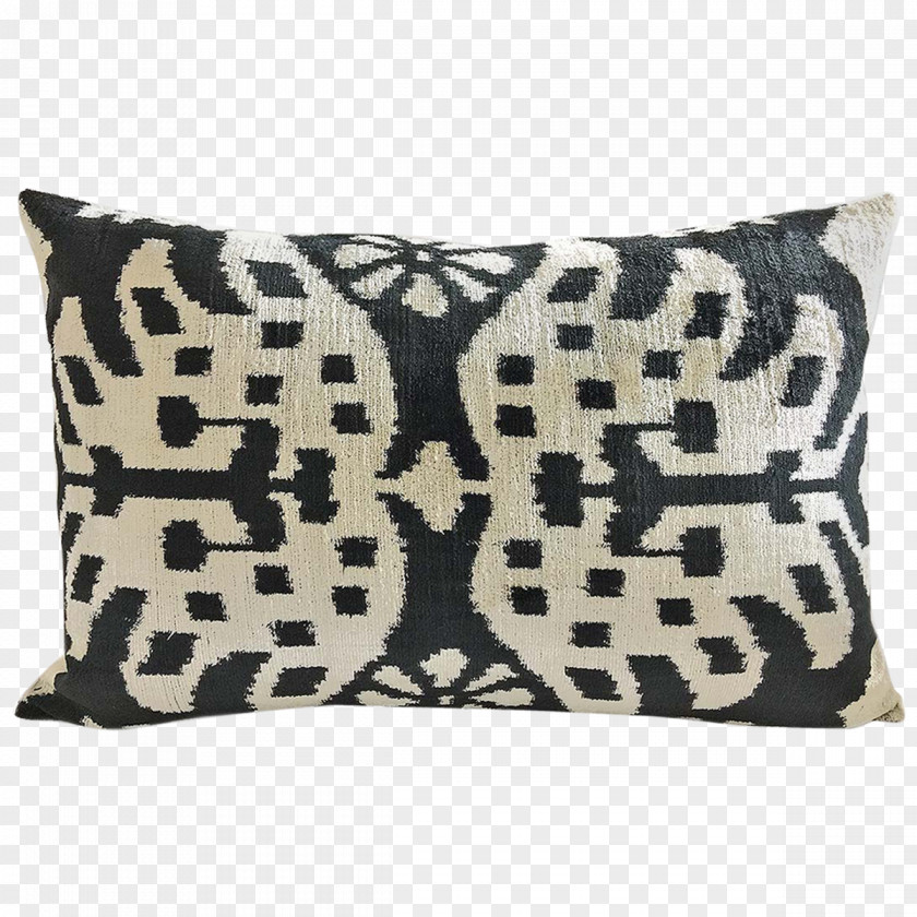 Pillow Throw Pillows Cushion Ikat Furniture PNG