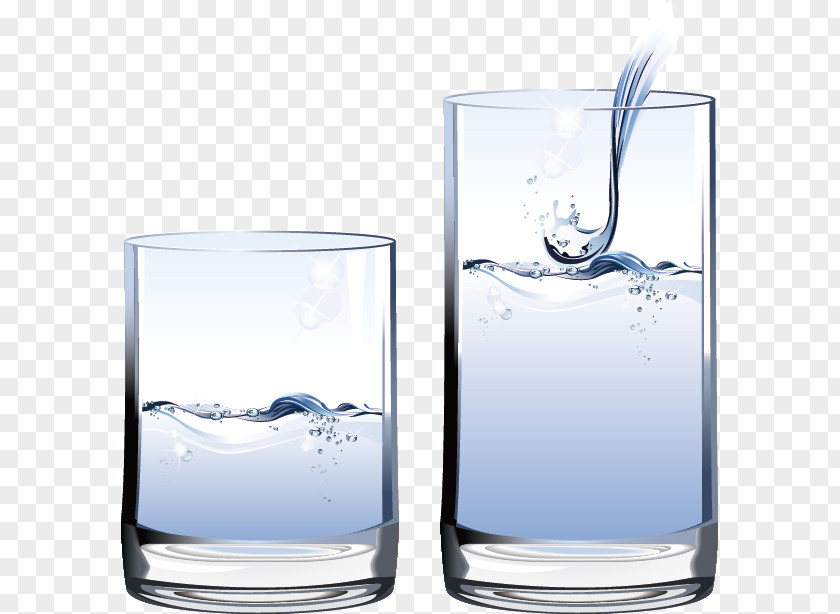 Cup Drinking Water Glass Illustration PNG