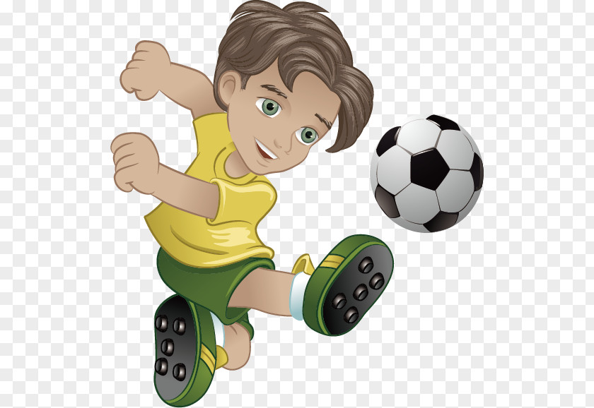 Football,Cartoon,Kick Boy,European Cup,Football 2014 FIFA World Cup Brazil Football Soccer Kick PNG