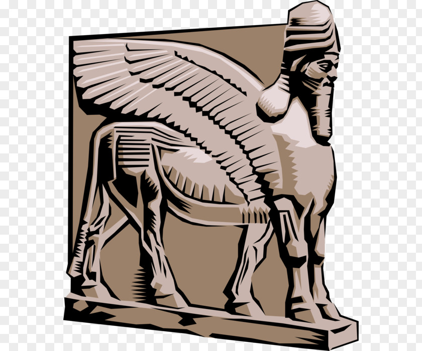 Lion Lamassu Assyria Winged Possessive Pronoun PNG