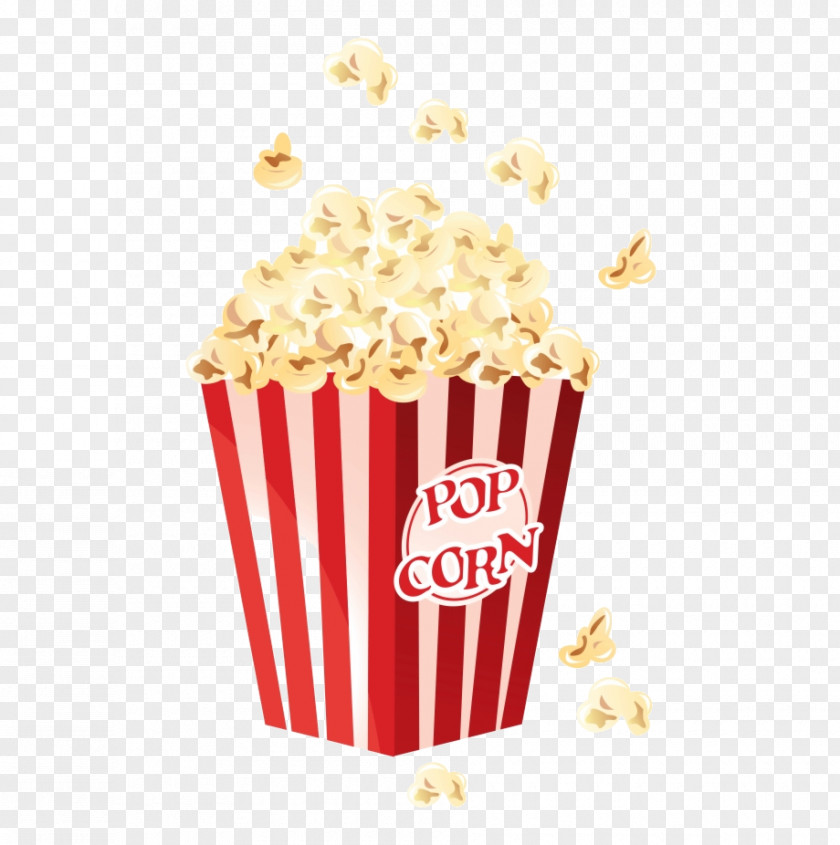 Logo American Food Popcorn PNG