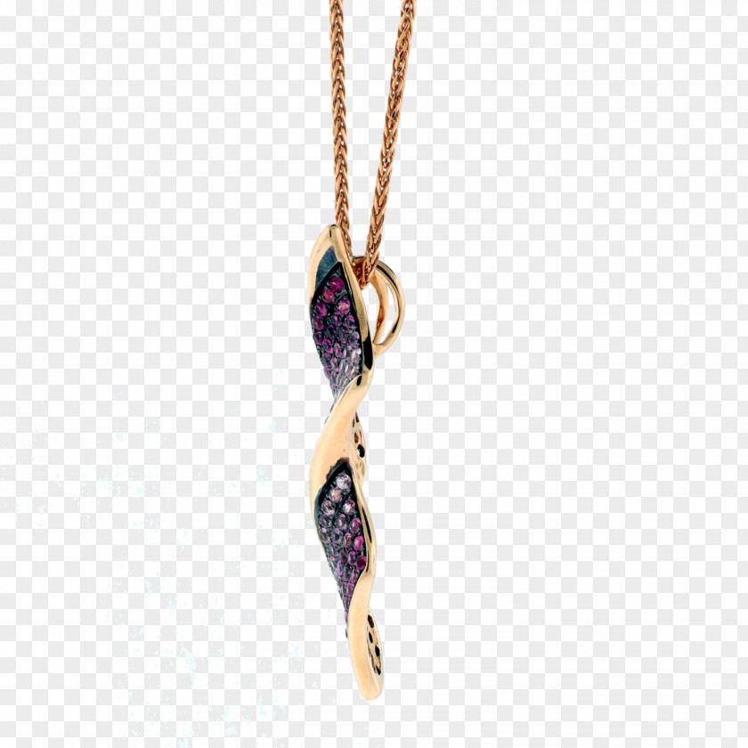 Necklace Pendant Purple Amethyst PNG