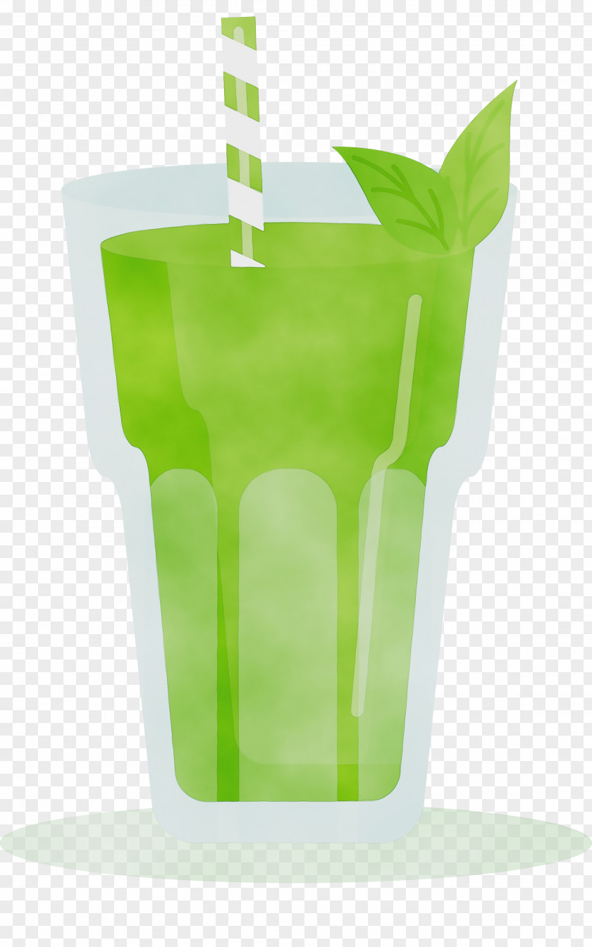 Plastic Flowerpot Green PNG