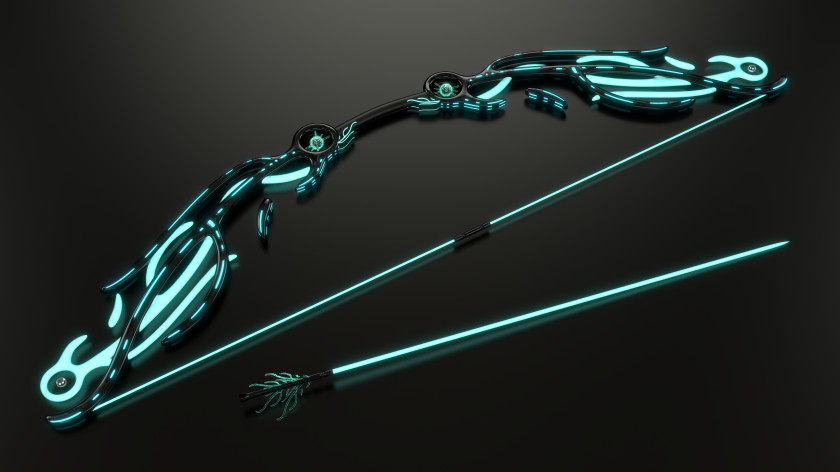 Spear Bow And Arrow Weapon Science Fiction Archery Longbow PNG