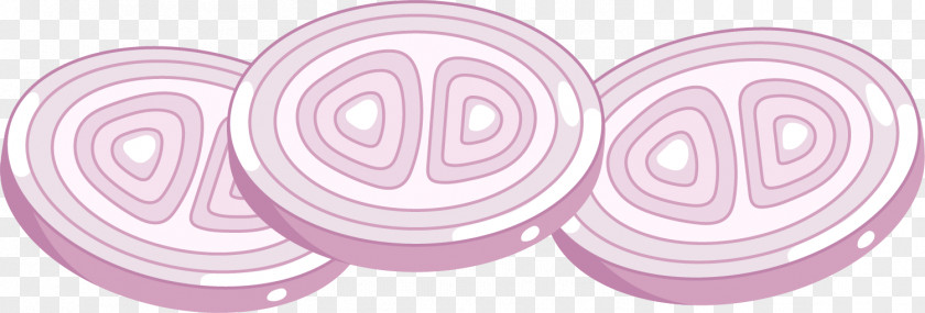 A Decorative Pattern Of Onion Slices Download Clip Art PNG