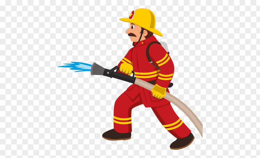 Fireman Firefighter Cartoon Fire Department Clip Art PNG