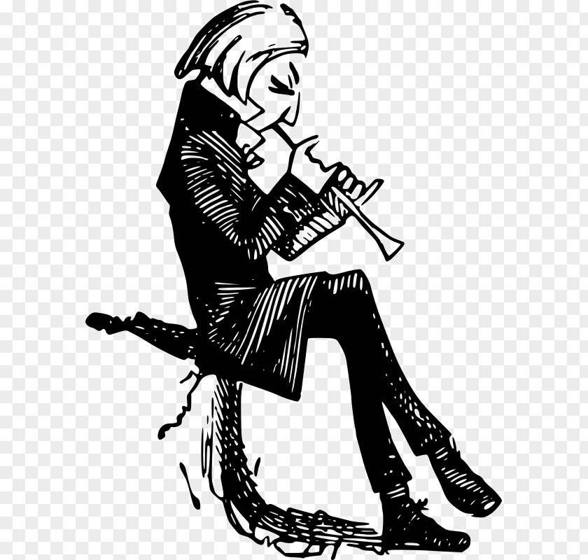 Flute Drawing Clip Art PNG