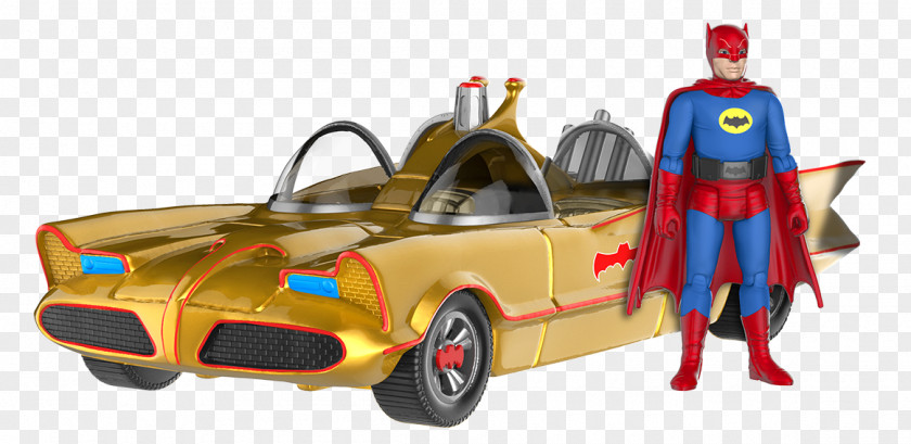 Gold Figures Batman Robin Batmobile Funko Action & Toy PNG