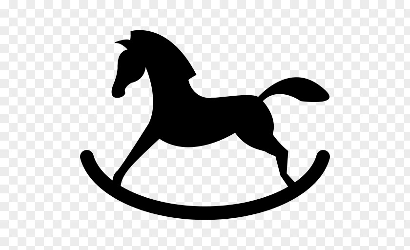 Horse Silhouette Icon Rocking Clip Art PNG