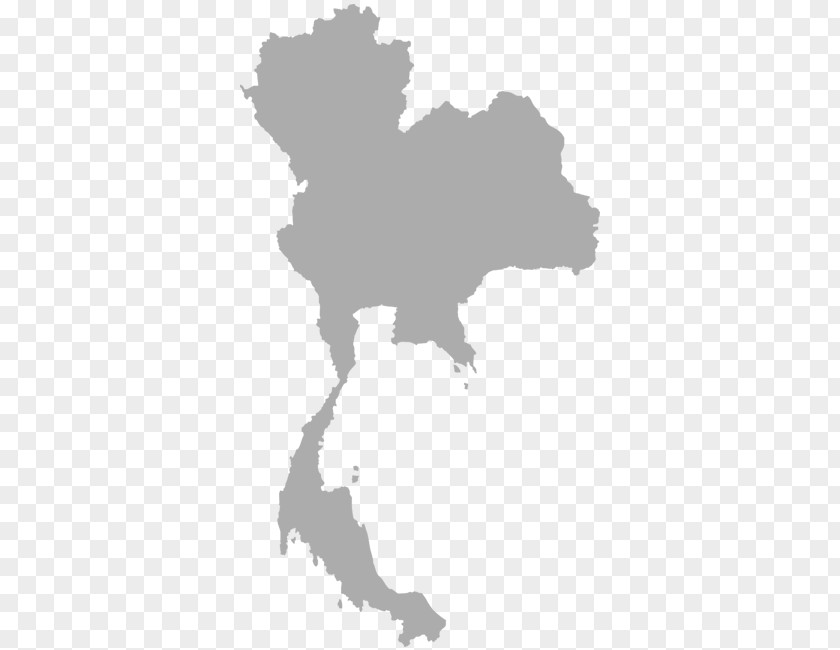 Map Thailand Aluskaart PNG