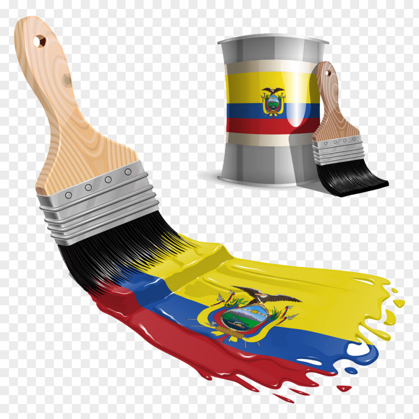 Paint Bucket Paintbrush Painting PNG
