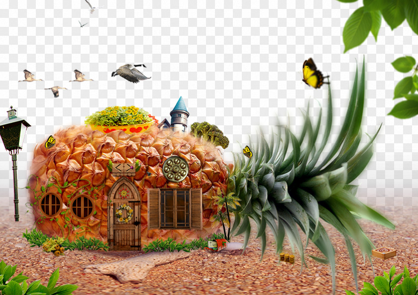Pineapple House Synthetic Free Downloads Download PNG