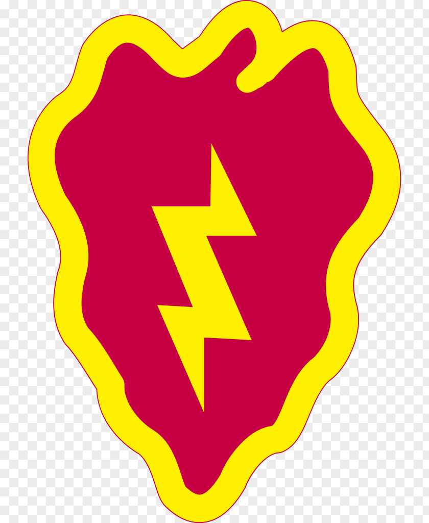 Printable Lightning Bolt United States Army 25th Infantry Division Brigade Combat Team PNG