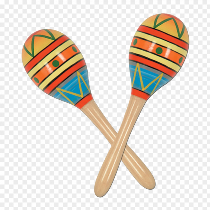 Rattle Wooden Spoon Party Hat Cartoon PNG