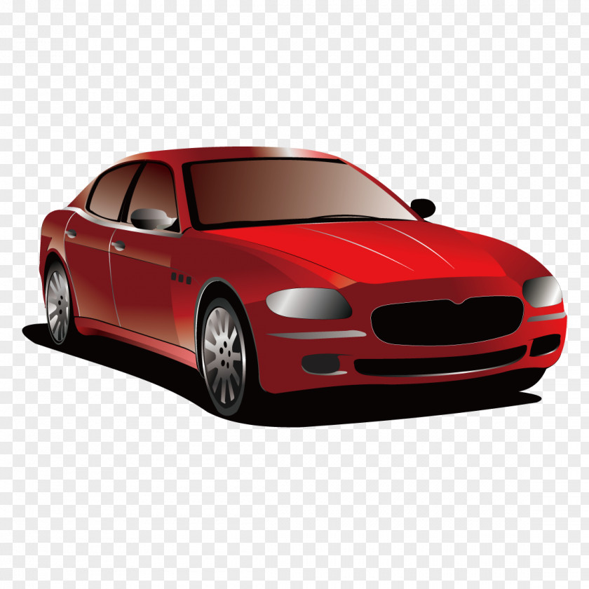 Red Car Vector Water Transportation Mode Of Transport PNG