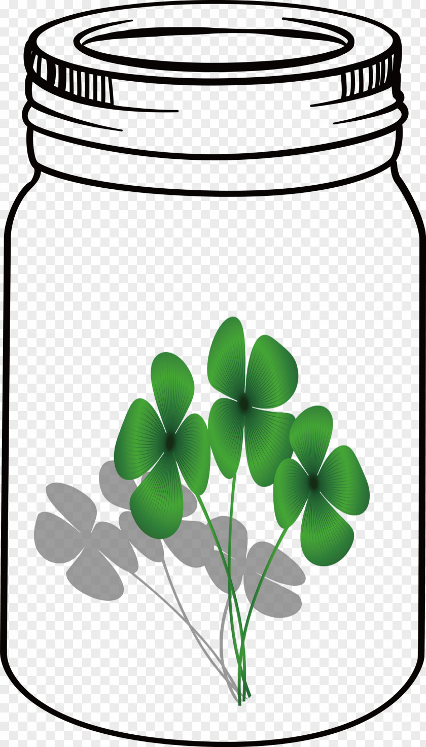 St Patricks Day Mason Jar PNG