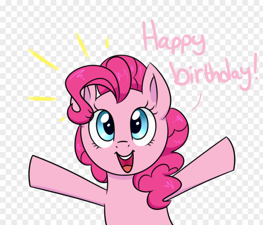 Unicorn Birthday Pinkie Pie Torte Facial Expression Art PNG