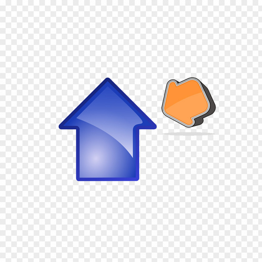 Arrow Three-dimensional Web Development Button PNG