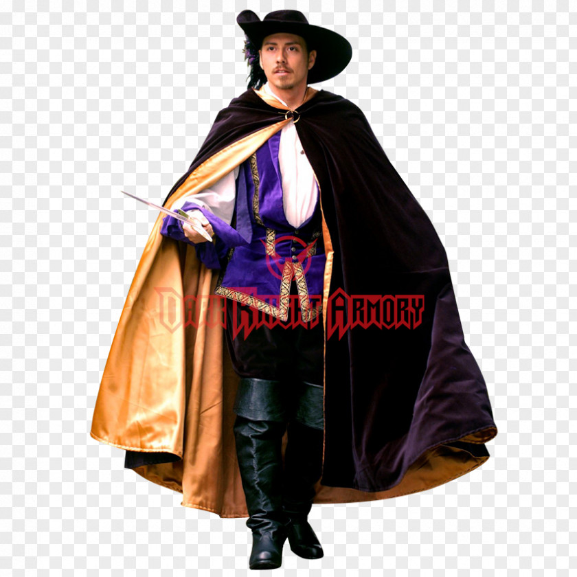 Cape Robe Cloak Hood Sleeve PNG