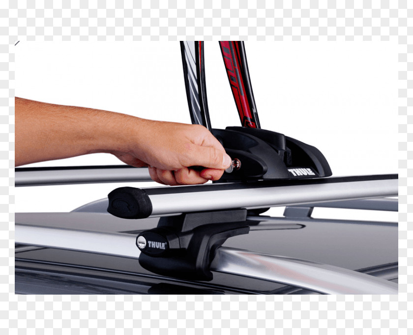 Car Bicycle Carrier Thule Group Railing PNG