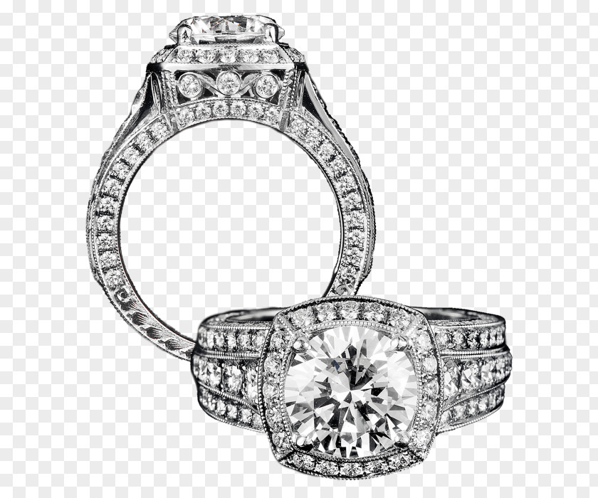 Creative Wedding Rings Engagement Ring Diamond PNG