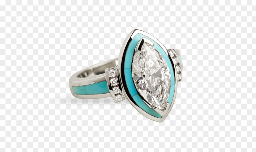 Ring Turquoise Jewellery Diamond Gold PNG