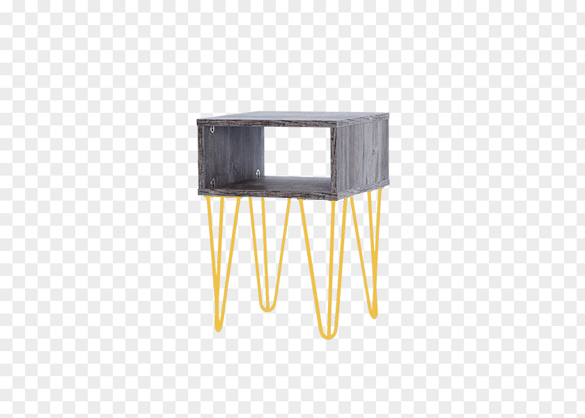 Side Table Yellow Rectangle PNG