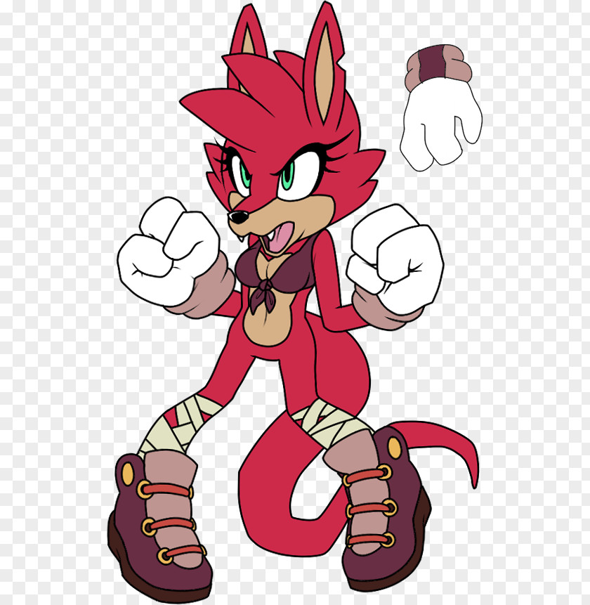 Boxing Kangaroo Cat Red Kao The Sonic Drive-In PNG