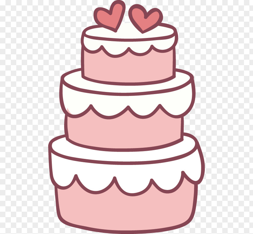 Cartoon Cake Birthday Cupcake Cream Dessert PNG