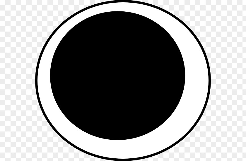 Eye Ball Circle Point White Black M Clip Art PNG