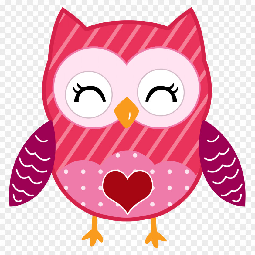 Owls Owl Valentine's Day Heart Clip Art PNG