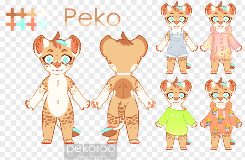 Peko Carnivora Character Clip Art PNG