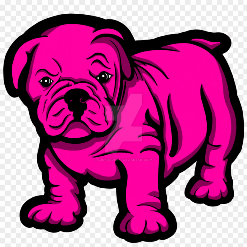 Pink Cartoon Sheep Ipad Cases Bulldog Puppy Dog Breed Non-sporting Group Illustration PNG