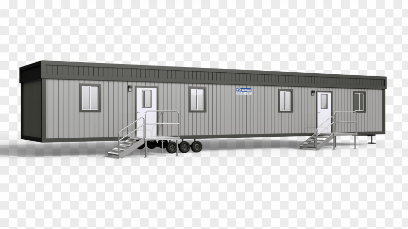 Rent ModSpace Trailer Office Architectural Engineering Modular Building PNG