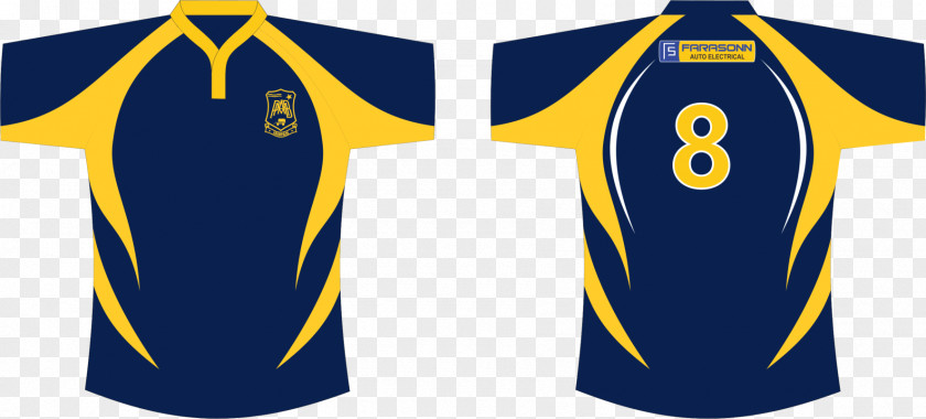 Rugby T-shirt Jersey Backup Sportswear PNG