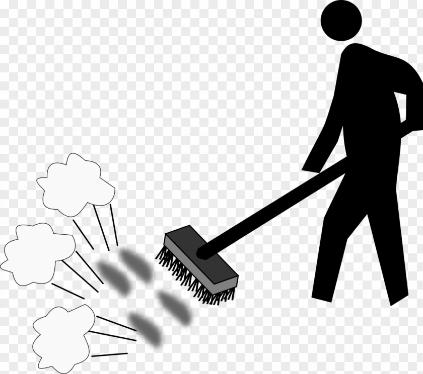 Sweep The Dust Broom Clip Art PNG