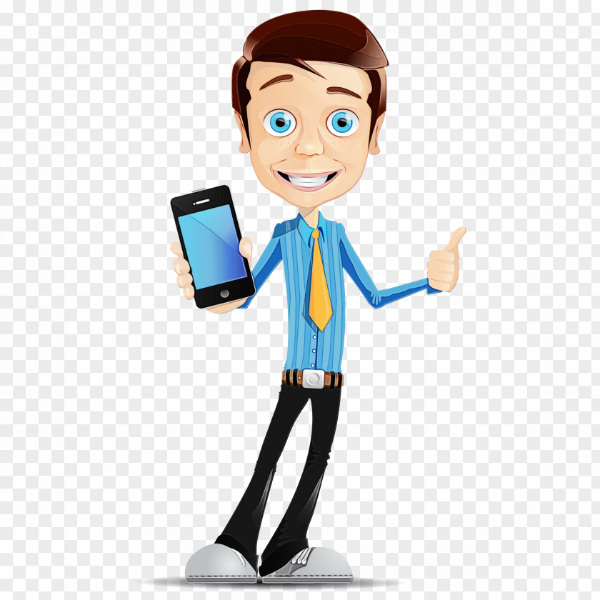 Businessperson Whitecollar Worker Cartoon Technology Electronic Device White-collar PNG