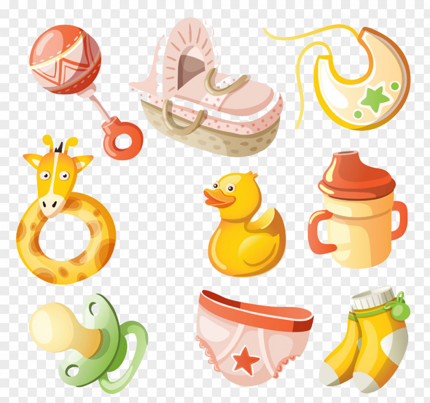 Hand-painted Baby Supplies Child Infant Illustration PNG