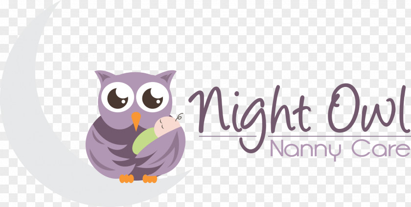 Owl Night Nanny Care Denver Logo Cloth Napkins PNG