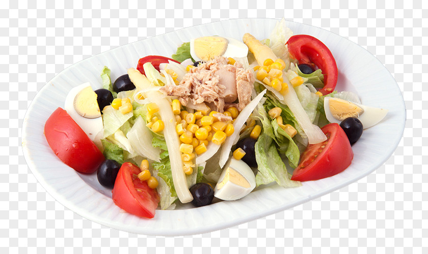 Salad Greek Tuna Mediterranean Cuisine Full Breakfast Vegetarian PNG