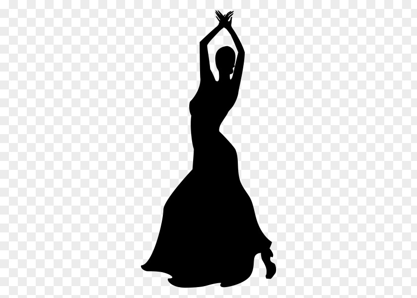 Sevillana Flamenco Dancer Silhouette Royalty-free PNG
