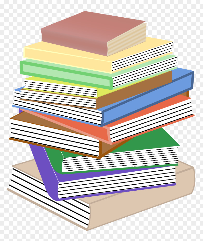 Stack Of Paper Book Clip Art PNG
