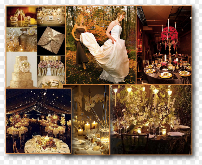 Wedding Decoration Ceremony Party Gold Metal PNG