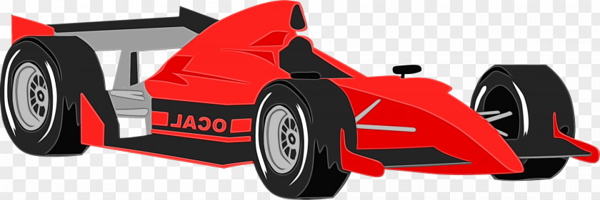 Toy Vehicle Radiocontrolled Formula Libre Red Race Car PNG