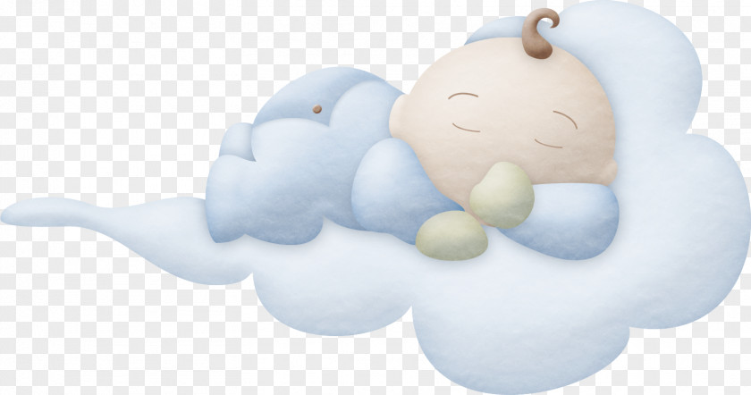 Baby On Clouds Infant Animation Drawing PNG