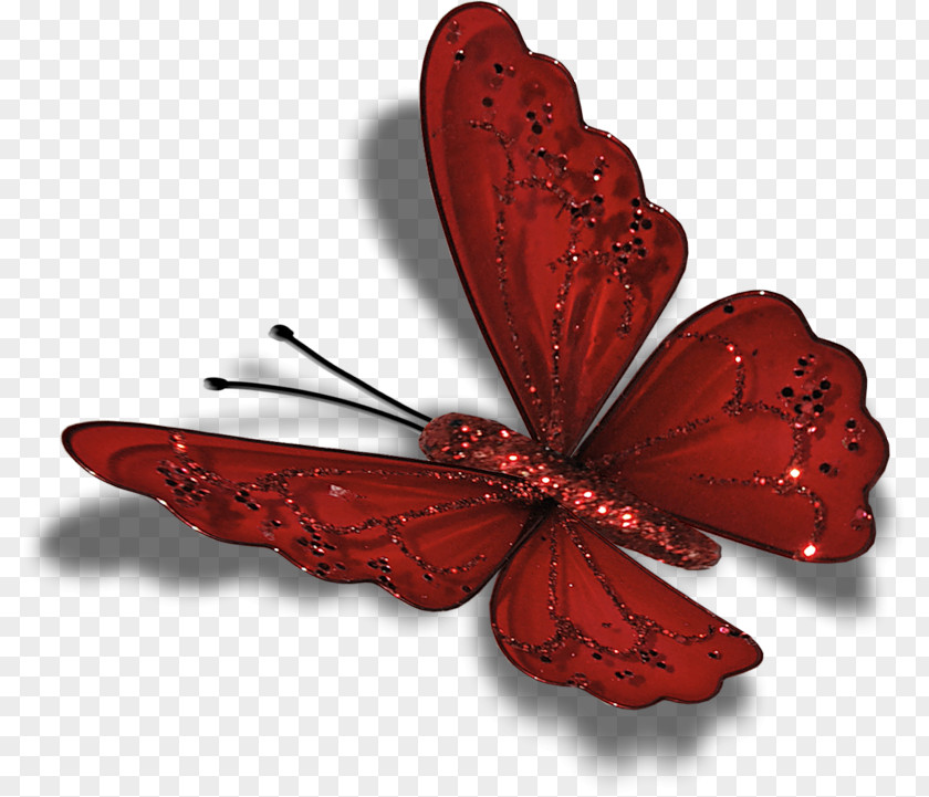 Butterfly Red Pink Clip Art PNG