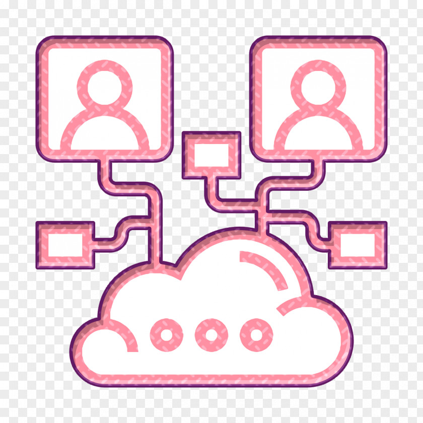 Cluster Icon Cloud Service PNG