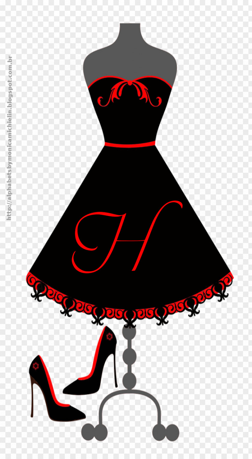 Dress Costume Design Font PNG