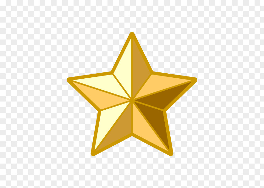 Ornament Star Gold Paper PNG